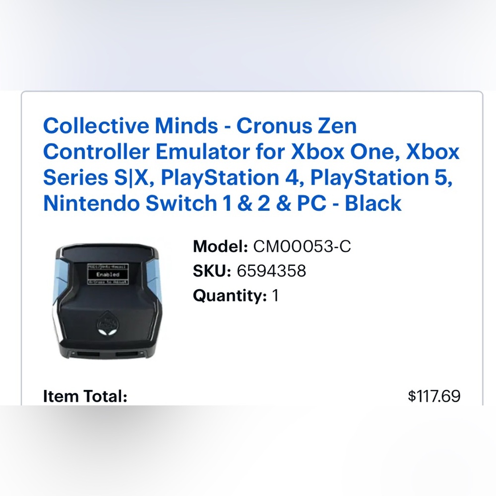 Collective Minds Cronus Zen Gaming Emulator